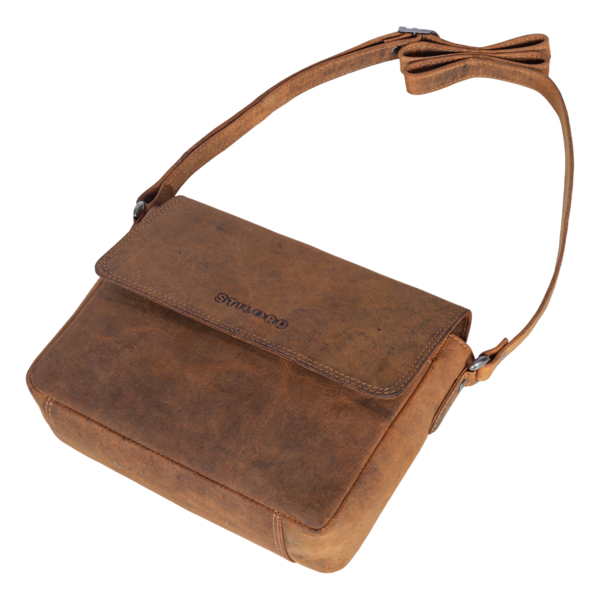 elegante Damentasche Leder braun