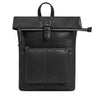 "Niagara" Leren Rolltop Rugzak Dames voor 13,6 Inch Laptop en DIN A4 Documenten
