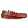Leren riem bruin 34 mm inklapbaar