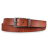 Leren riem bruin 34 mm inklapbaar