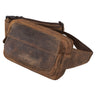 "Boston" gordeltas leder vintage