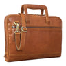 "Pierce" Laptoptas Leer met Handvat
