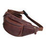 "Eliah" Leren Heuptas Vintage Voor Reizen Festivals En Outdoor