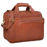 "Excelsior" XXL Laptoptas Heren Leer Grote Aktetas Laptop 17+ inch