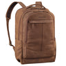 "Maxim" Ruime Laptop Rugzak Leer voor 17 tot 19 Inch