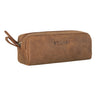 "Linus" Leren Etui Vintage Voor Heren En Dames Pennenzak Of Mapje