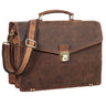 "Cosmos" Vintage Briefcase Leder Groot