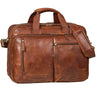 "Arnold" Ruime Laptoptas Leren