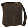 "Lars" vintage schoudertas leer