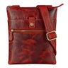 "Enya" Lederen Dames Schoudertas Vintage