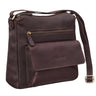 B-Stock "Mira" vintage dames schoudertas in echt leder
