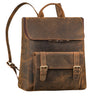"Rosalia" Grote Leren Rugzak Dames Laptop Rugtas 15,6 Inch