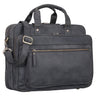 "Walt" XL Leren Aktetas Vintage Voor Heren En Dames Groot Kantoor