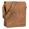 "Lars" vintage schoudertas leer