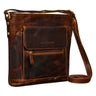 "Paula" Leren Schoudertas Dames Vintage