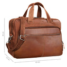 Ledertasche Mann cognac dunkelbraun