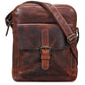 Herrentasche klein Vintage Leder braun