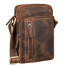 B-Stock "Amadeo" Kleine Schoudertas Mannen Leren 8,3 Inch Tablet