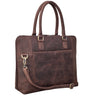 "Latoya" Dames Aktetas Leer Vintage