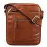 "Diego" vintage herenkoffer leer klein