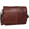 B-Stock "Alex" Vintage Lederen Shoudertas Mannen
