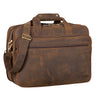 B-Stock "Leopold" schoudertas herenleer tas