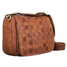 B-Stock "Mia" Kleine lederen handtas voor dames, schoudertas vintage
