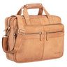 B-Stock "Explorer" Leraren tas leder heren dames