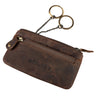 "Theo" sleutelhanger Vintage leer