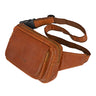 "Boston" gordeltas leder vintage