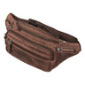 "Zion" Leren Heuptas Vintage Als Buiktas Schoudertas Of Borstas