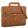 "Cole" Laptoptas Leer Heren Slank