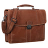 "Havana" business bag vintage leer