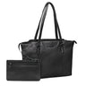 "Livia" Dames Leder Shopper Grote Handtasche Set met Portemonnee