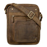 "Randall" vintage lederen schoudertas