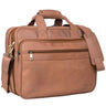 B-Stock "Leopold" schoudertas herenleer tas