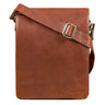 STILORD "Oxford" vintage leren schoudertas heren middelgroot verticaal DIN A4
