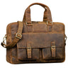 B-Stock "Alonso" vintage businesstas echt leer