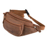 "Eliah" Leren Heuptas Vintage Voor Reizen Festivals En Outdoor