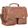 "Robin" vintage zakelijke tas leren aktetas