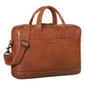 "Claudius" vintage lederen tas groot