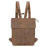 "Charlie" Vintage lederen rugzak bruin