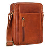 "Irving" Vintage Schoudertas Mannen Leder