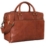 "Isaac" Business Schoudertas Leer