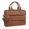 "Lorin" lederen schoudertas laptop 15,6 inch