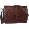 B-Stock "Alex" Vintage Lederen Shoudertas Mannen