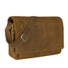 "Jan" 15,6 inch laptoptas leer