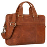 "Andrew" vintage zakelijk lederen tas