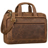 "Antoine" Laptop Schoudertas Leer