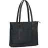 "Solaya" Damestas Shopper Leer Groot met Laptopvak 15,6 Inch